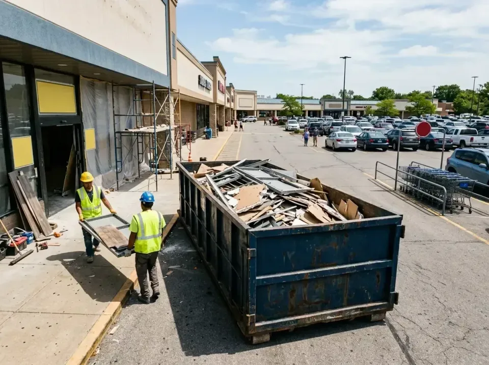 retail-store-renovation-debris-003 — frequently asked questions, Roll-off Dumpster Rentals in Wolf Trap, VA